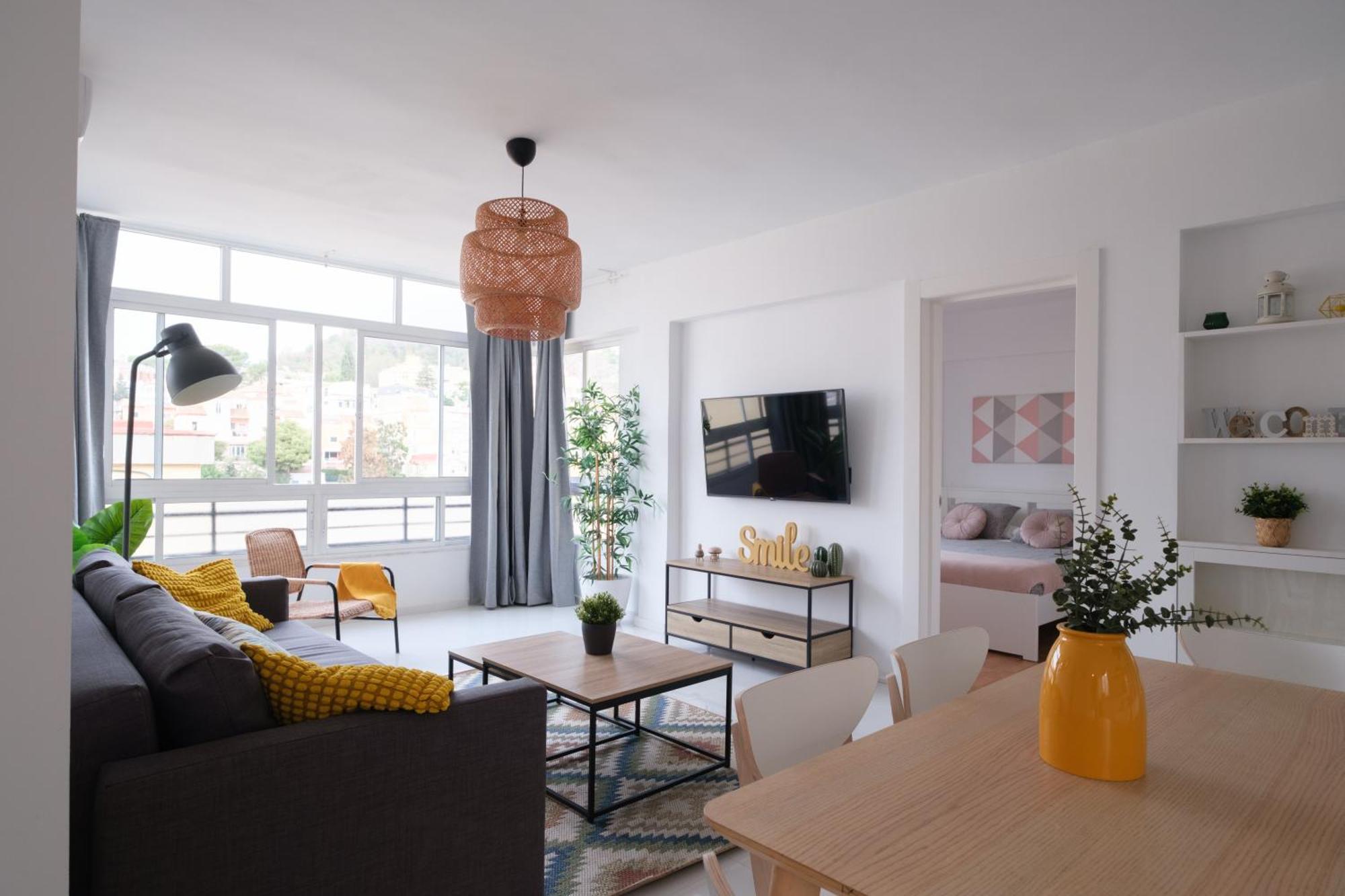 Wonderful Central Apartment Panoramics Views Wifi マラガ エクステリア 写真