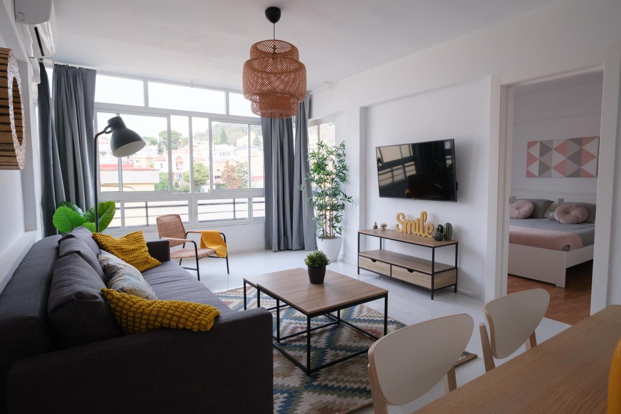 Wonderful Central Apartment Panoramics Views Wifi マラガ エクステリア 写真